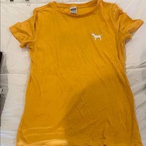 PINK Yellow Teeshirt sz XS